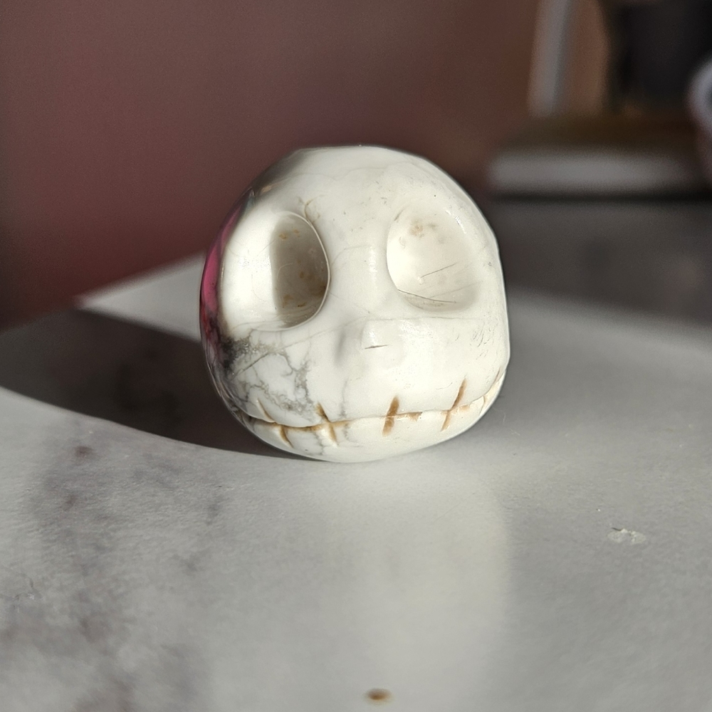🔮 Jack Skellington Magnesite Carving - Picture 5 of 8